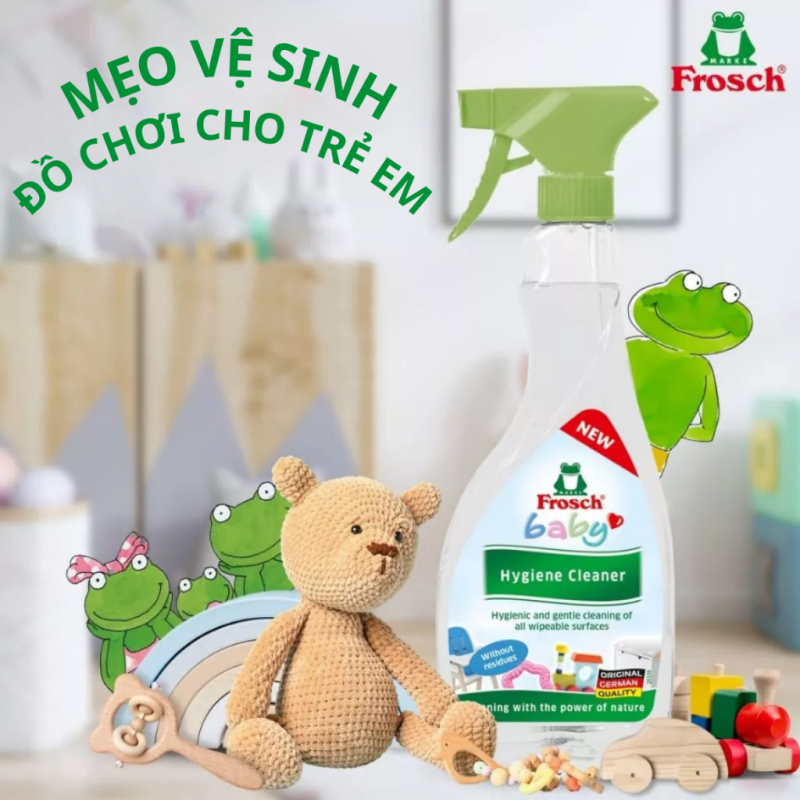 Chai Xịt Vệ Sinh Đồ Dùng Cho Trẻ Em Hữu Cơ Frosch 300ml